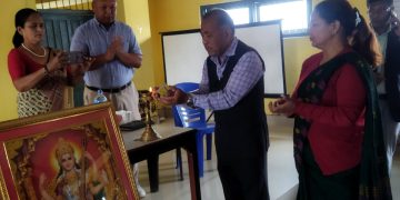 कालिका पब्लिक कलेजमा शुभकामना आदान प्रदान,क्यालेण्डर बिमोचन र छात्रबृत्ती वितरण