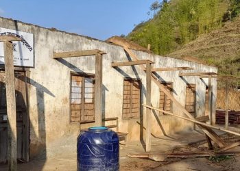 हावाहुरीबाट विद्यालयमा क्षति, पठनपाठन प्रभावित