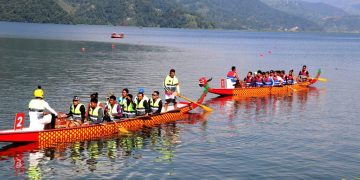 नेपाल–चीनमैत्रीपूर्ण ‘ड्रागन बोट रेस’को उपाधि सिचुवानलाई