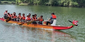 पोखरामा चिनियाँ ड्रागन रेस फेस्टिभलको तयारी