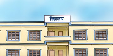 विद्यार्थीमा ठेउला देखिए पछि आठराईको विद्यालय एक साता बन्द