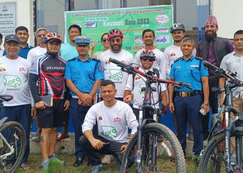 कोरा साइक्लिङ च्यालेन्ज हुने