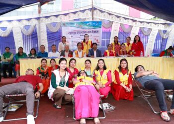 पोखरामा ७२ यूनिट रगत संकलन