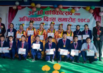 विन्ध्येश्वरी आदर्शबोडिङ स्कुलको ३९ औं वार्षिकोत्सव सम्पन्न