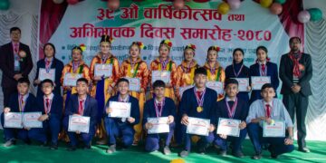 विन्ध्येश्वरी आदर्शबोडिङ स्कुलको ३९ औं वार्षिकोत्सव सम्पन्न