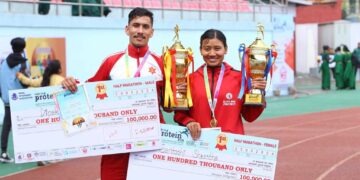 दीपक र सन्तोषीले जिते राइट टु प्रोटिन हाफ म्याराथनको उपाधि