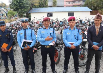 पोखरामा बाइक मोडिफइ  गरी चलाउने  ६ सय ८१ जना प्रहरी कारवाहीमा, साढे ७ लाख राजश्व संकलन