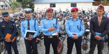 पोखरामा बाइक मोडिफइ  गरी चलाउने  ६ सय ८१ जना प्रहरी कारवाहीमा, साढे ७ लाख राजश्व संकलन