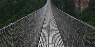 झोलुंगे पुल सञ्चालन डेढ घण्टाको यात्रा १० मिनेटमा