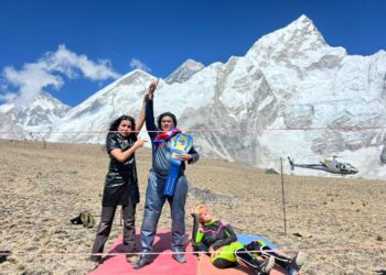 विश्व कीर्तिमानी कायम गर्न कालापत्थरमा रेस्लिङ