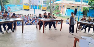 विन्ध्येश्वरी आदर्श स्कुलमा हाजिरीजवाफ प्रतियोगिता सम्पन्न