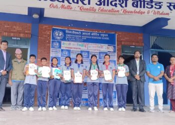 विन्ध्येश्वरी आदर्श स्कुलमा  विविध कार्यक्रम सम्पन्न