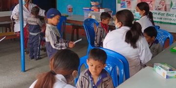 विन्ध्येश्वरीमा दन्त परीक्षण तथा दन्त शिक्षा कार्यक्रम सम्पन्न