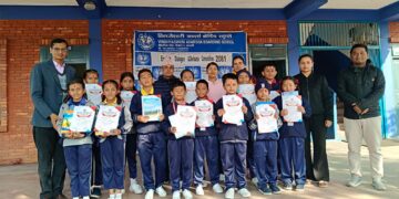 विन्ध्येश्वरी आदर्श स्कुलमा शुक्रबारीय विविध कार्यक्रम सम्पन्न