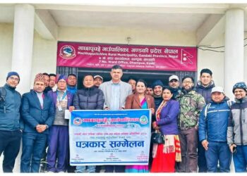 माछापुच्छे गाउँपालिका अध्यक्ष कप भलिबल फागुन १४ गते देखि हुने