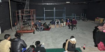 पोखरामा मौलिक नाटक ‘सपना डिलक्स कोच’ मञ्चनको तयारी