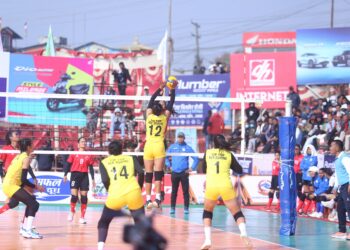 टाइगर कप भलिबलः पुलिसमाथि न्यू डायमन्डको रोमाञ्चक जित