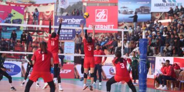 टाइगर कप भलिबलः भिजिबिलिटी कम हुँदा स्थगित भयो आर्मी र आयोजक टोलीबिचको खेल