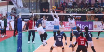 टाइगर कप भलिबलः आयोजक टोलीले आर्मीलाई सोझो सेटमा हरायो