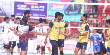 टाइगर कप भलिबलः साविक विजेता हेल्प नेपालमाथि भारतको सुनिल भलिबल क्लबको जित