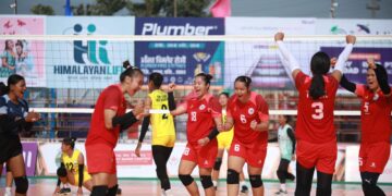 टाइगर कप भलिबलः महिलातर्फ आयोजक र एपिएफले पहिलो क्वालिफायर खेल्ने एलिमिनेटरमा न्यू डायमण्ड र पुलिसबिच प्रतिष्पर्धा हुने