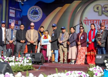 पोखरा महोत्सवमा युनाईटेड छात्राबासका लागि सहयोग आउने क्रम शुरु