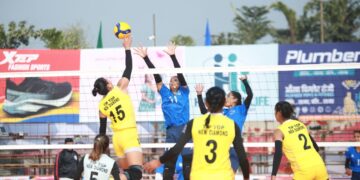 टाइगर कप भलिबलः पुलिसलाई पराजित गर्दै न्यू डायमण्ड महिलातर्फ दोस्रो क्वालिफायरमा प्रवेश