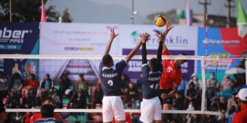 टाइगर कप भलिबलः गण्डकी प्रदेश पुलिससँग पराजित