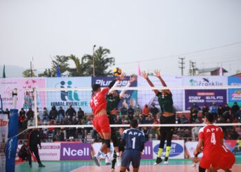 टाइगर कप भलिबलः एपिएफमाथि आर्मीको सहज जित