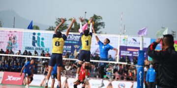 टाइगर कप भलिबलः भारतको सुनिल क्लबमाथि पुलिसको शानदार जित