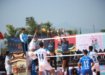 टाइगर कप भलिबलः हेल्प नेपालसँग पराजित हुँदा प्रतियोगितबाट बाहिरियो एपिएफ