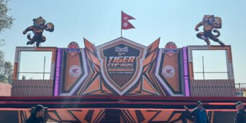 टाइगर कप भलिबलको पहिलो खेल एपिएफ र ट्राभल इन्क्वारीबिच हुने