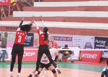 टाइगर कप भलिबलः पहिलो खेलमा ट्राभल इन्क्वारीमाथि एपिएफको पुनरागमन जित