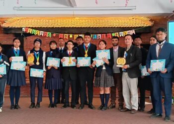 कुमुदिनीमा अन्तर विद्यालय स्तरीय हाजिरीजवाफ