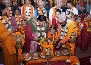 ।। ॐ ।। ऐतिहासिक श्रीगण्डकी ।। ॐ ।।                   ऐतिहासिक श्रीगण्डकी शत (सय) कुण्डीय गायत्री कोटिहोम विराट् ज्ञान महायज्ञ–२०८२ संकल्प सभामा प्रस्तुत कोटिहोम ज्ञान महायज्ञ विचार