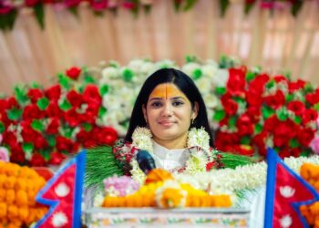 कोटिहोममा देवी प्रतिभाको प्रवचनले भक्तजन मन्त्रमुग्ध