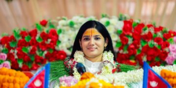 कोटिहोममा देवी प्रतिभाको प्रवचनले भक्तजन मन्त्रमुग्ध