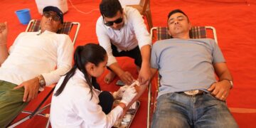 कोटीहोममा ४० युनिट रगत संकलन, शनिबारमात्रै १५ हजार भक्तजन सहभागी