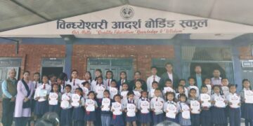 विन्ध्येश्वरी आदर्श स्कुलमा अङ्ग्रेजी तथा नेपाली हस्तलेखन कार्यक्रम सम्पन्न