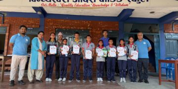 विन्ध्येश्वरी आदर्श स्कुलमा अङ्ग्रेजी हिज्जे प्रतियोगिता सम्पन्न