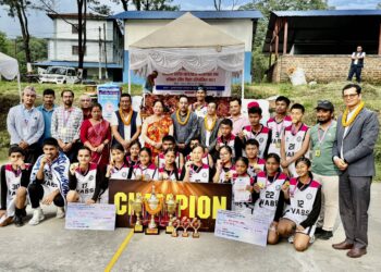 विन्ध्येश्वरीलाई वडा स्तरीय रनिङ शिल्ड विजेता बन्न सफल