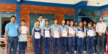 विन्ध्येश्वरी आदर्श स्कुलमा नेपाली हिज्जे प्रतियोगिता सम्पन्न