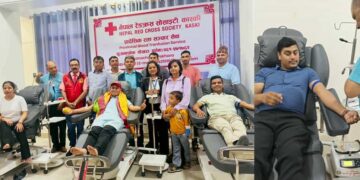 पत्रकार आरजूको जन्मदिनमा रक्तदान