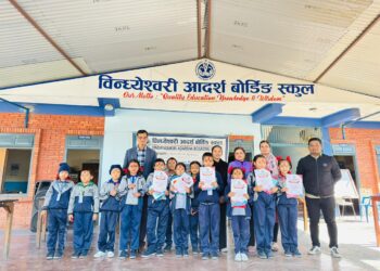 विन्ध्येश्वरी आदर्श स्कुलमा अङ्ग्रेजी हिज्जे प्रतियोगिता सम्पन्न