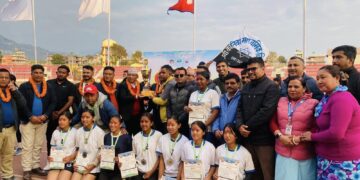 कालिका मावि रामबजारलाइ १७ पदक सहीत १६औँ राष्ट्रपित रनिङ शिल्ड