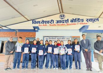 विन्ध्येश्वरी आदर्श स्कुलमा अङ्ग्रेजी संवाद  कार्यक्रम सम्पन्न