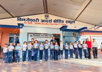 विन्ध्येश्वरी आदर्श स्कुलमा शुक्रबारीय  कार्यक्रम सम्पन्न