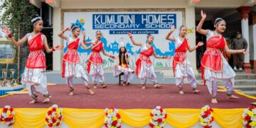 कुमदिनी होम्समा भव्य सरस्वती पूजा र आरती