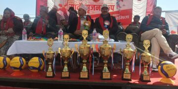 सातौँ सृजना कप प्रतियोगिता सम्पन्न छात्र छात्रा दुबै तर्फको उपाधी शान्त मा.वि.भकुण्डेलाइ