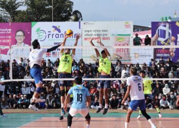 टाइगर कपको उपाधिका लागि गण्डकी र पर्वत भलिबल भिड्ने